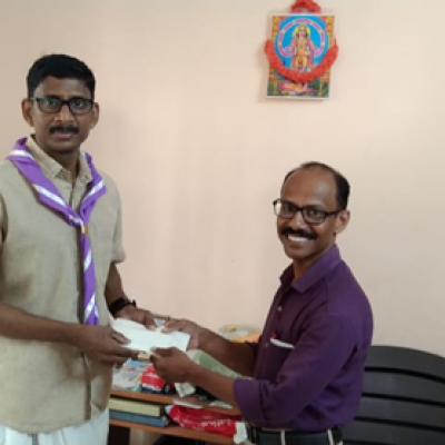 Donation to Snehabhavanam - Ernakulam District SGF