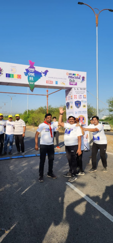 Participation in Marathon - Ballari District SGF